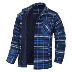 Bjørn - Holzfällerjacke - Karierte Jacke in Dunkelblau