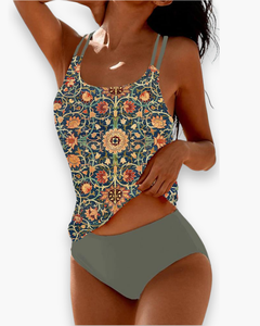 Damen Elegante Bademode | Komfortabel Bikini und Badeanzug in Grün