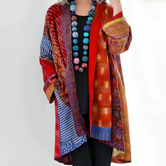 Sophie - Bequemer & Stilvoller Strickjacke in Rot
