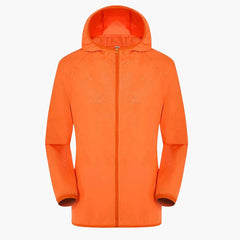 Trenchcoat mit Kapuze für Unisex in Orange