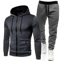 Herman - Atmungsaktives Sport-Set im Trainingsanzug-Look in Grau