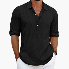 Richard | Klassische Hemd in Schwarz