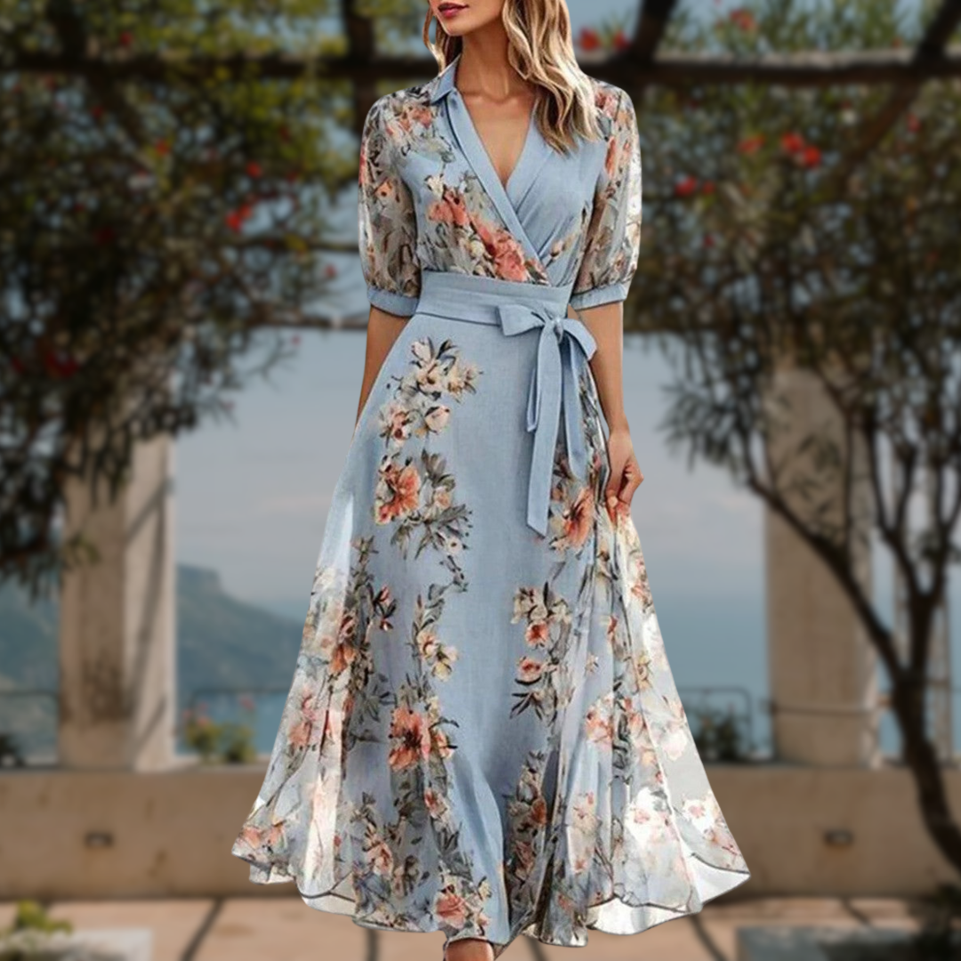Aurora - Stilvolles Blumenkleid
