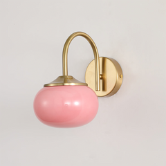 Nuit - Marshmallow Wandlampe in Rosa