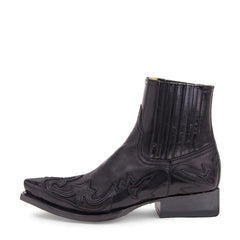 Tamino | Herren Western-Cowboystiefel aus Leder in Schwarz