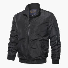 Kai | Stylische Bomberjacke für Herren in Schwarz