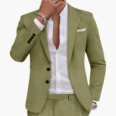 Herren Anzug Set – Blazer und Hose für formelle Anlässe in Grün