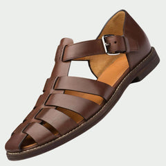 Nariko | Sandalen in Dunkelbraun
