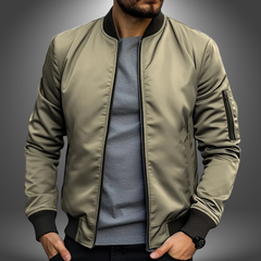 Sim | Herren Lässige Brise Jacke – Leichte Casual Jacke Herren in Beige