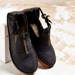 Noel - vielseitige Damenschuhe aus Leder in Schwarz