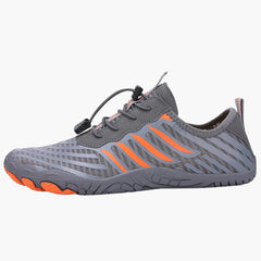 Unisex Barfuß schuhe mit elastischem Verschluss für Outdoor-Aktivitäten in Grau 1