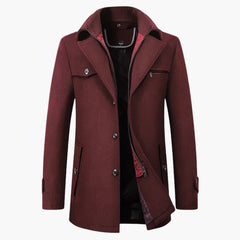 Business Winterjacke für Herren in Rot