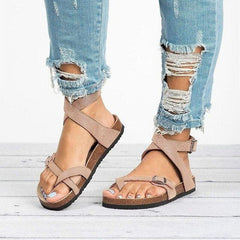 Margo® | Wunderschöne Sandalen mit Lederriemen in Beige