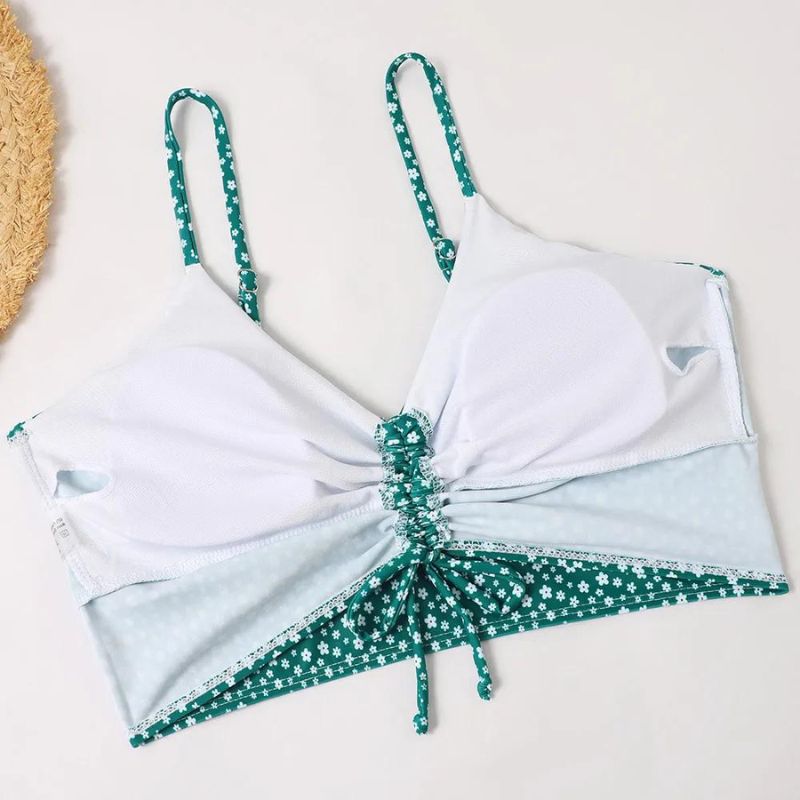 Diana® | 3-teiliger Bikini-Badeanzug aus Ombre-Spitze mit Strandrock
