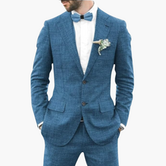 Festlicher Anzug - Herren Stilvoll für Hochzeit & Events in Blau