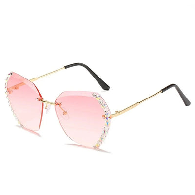 Damen Modisch Geometrisch Stil Sonnenbrille | Übergröße