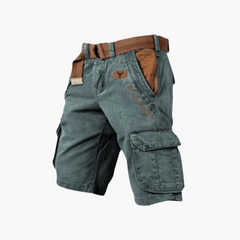 Cargo Shorts für Herren – Bequem & Stylisch mit Gürtel in Blau