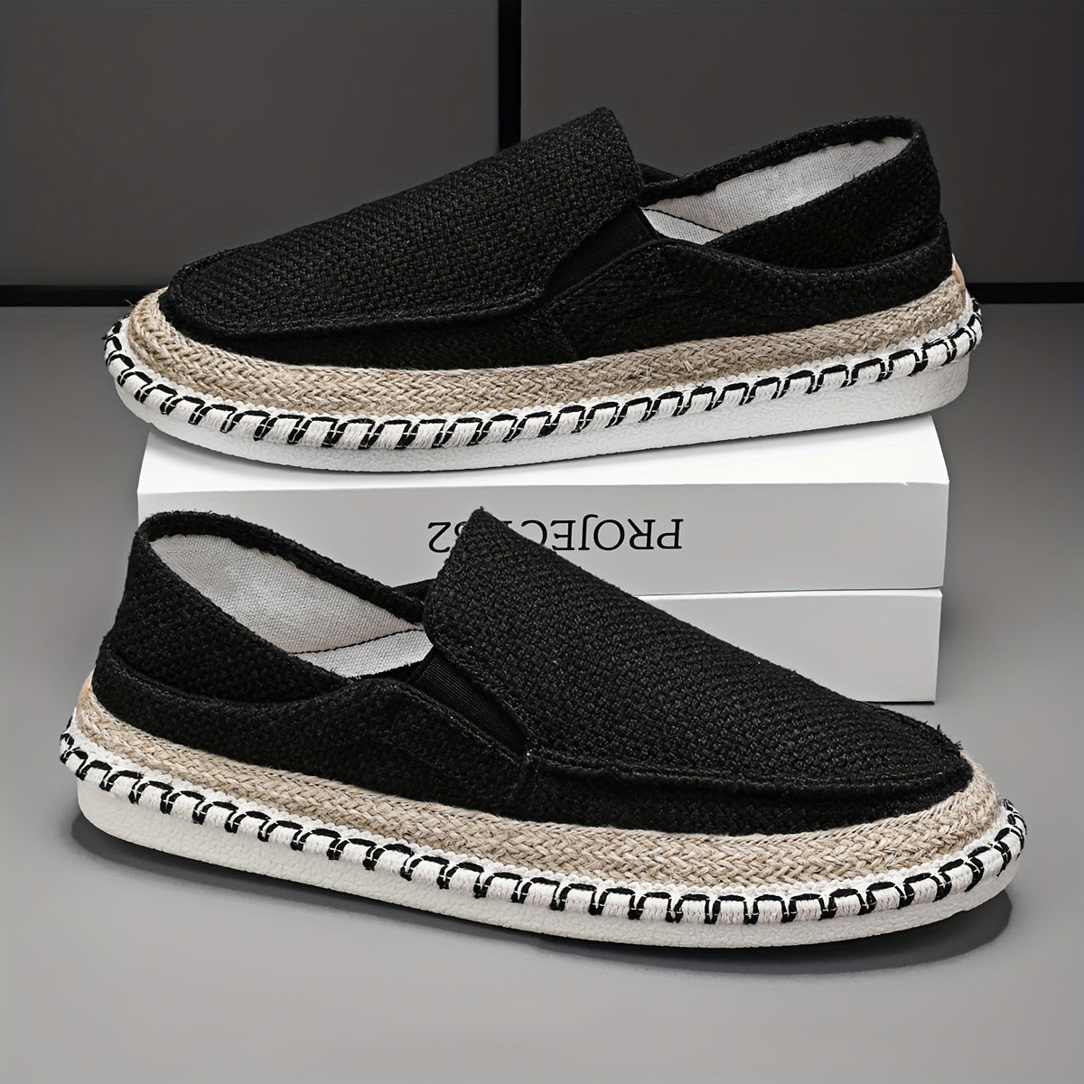 Tyson – Küsten Weave Slip Auf Schuhe
