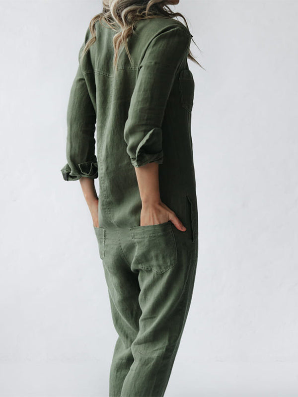 Nariko | Langärmeliger Jumpsuit