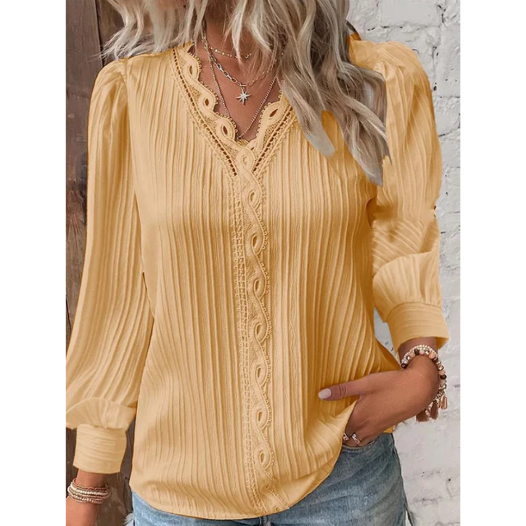 Jackalyn - Elegante Damenbluse aus Spitze