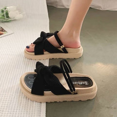 Clara | Sandalen für Frauen in Schwarz Rahm