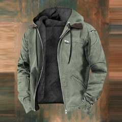 Craig™ - Elegante Herren-Kapuzenjacke in Grün