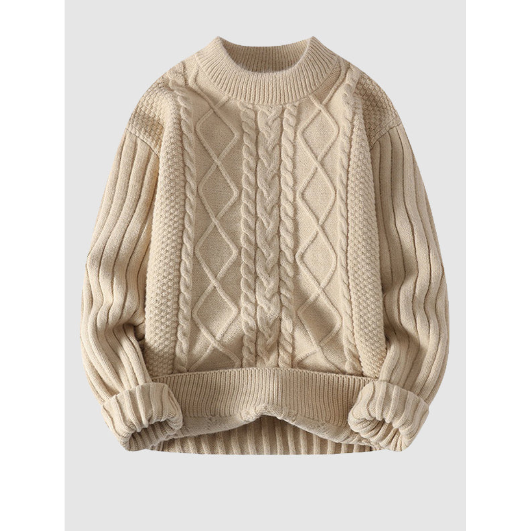 Lonnie - Strickpullover - Zopfmuster