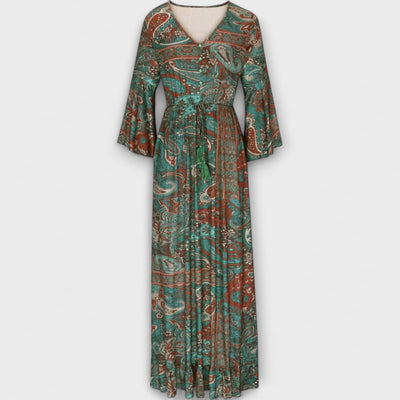 Renatilen - Damen Kleid mit Druckdesign