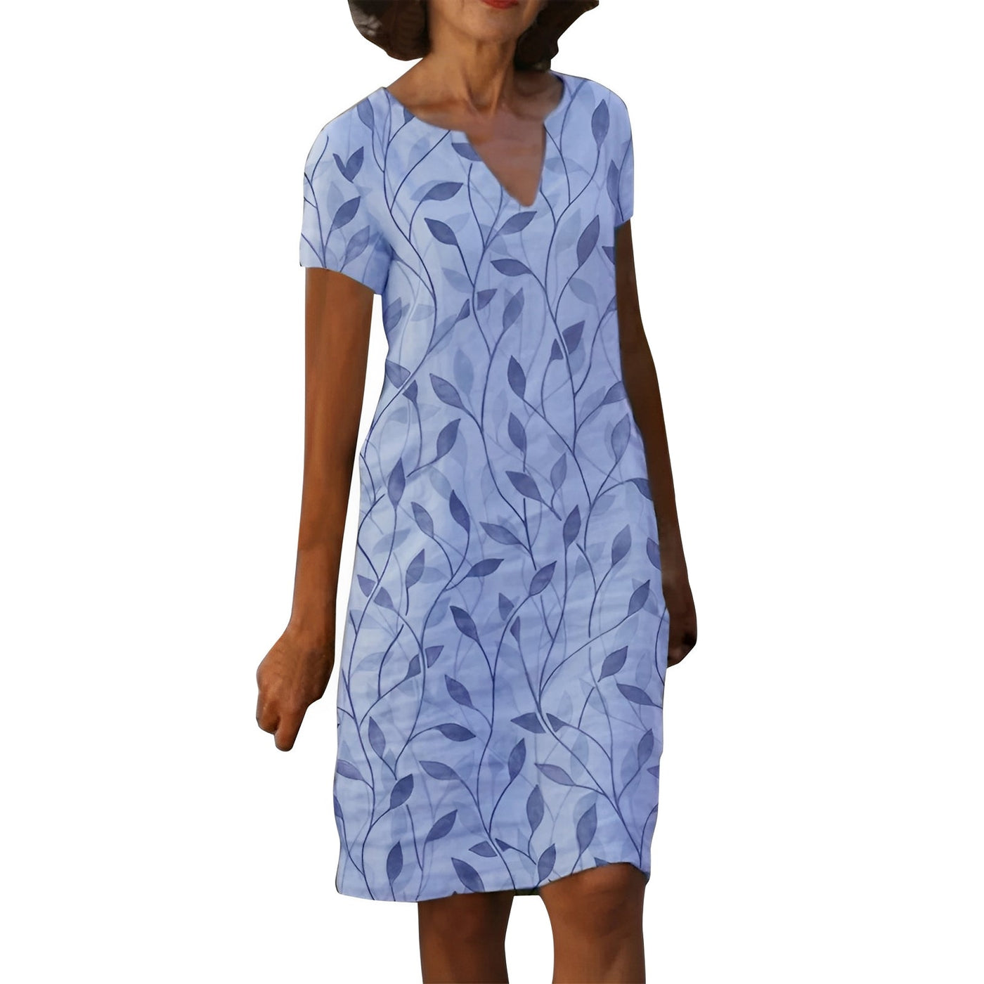 Kendal - Midi-Kleid mit V-Ausschnitt für Damen