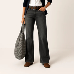 Majken - Lässig geschnittene Jeans für einen trendigen Look in Dunkelgrau