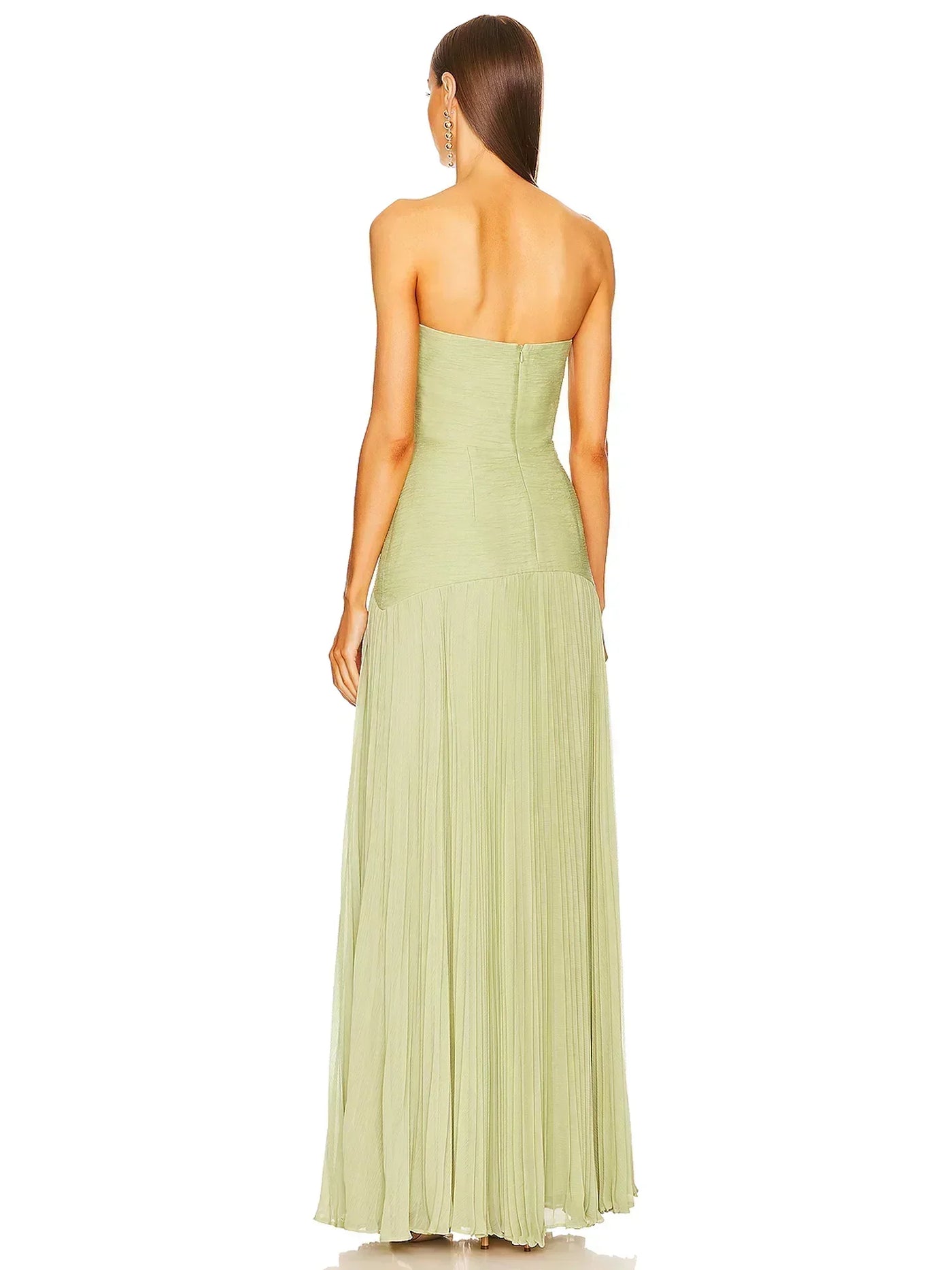 Zynella - Ärmelloses Maxikleid mit tiefem Taillenschnitt