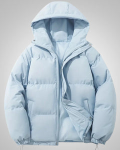 Romi | Damen Gefütterte Kapuze Daunenjacke in Blau