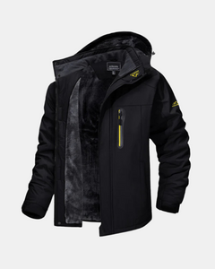 Xaver® | Ettore Wind- und Regenjacke in Schwarz