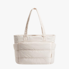 Shelly | Stilvoller Puff-Rucksack in Beige
