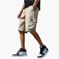Cargo Shorts für Herren – locker geschnitten mit Taschen in Khaki