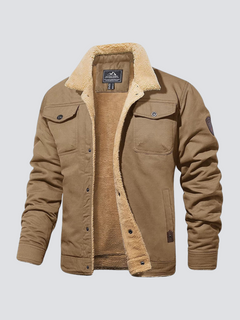 Trevin | Stilvolle Warme Jacke in Khaki