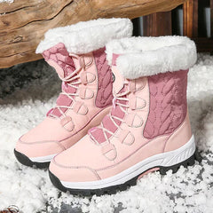 Stylische Schneestiefel für Damen | Warme in Helles Rosa