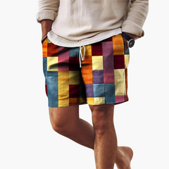 Schnelltrocknende Badeshorts für Herren - Sommer-Style in Orange
