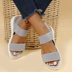 Orthopodiatrie - Orthopädische Wedge-Hill-Sandalen in Grau