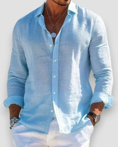 Viktor Bluse in Blu