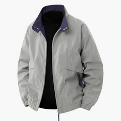 Benjamin | Lässige Bomberjacke in Grau