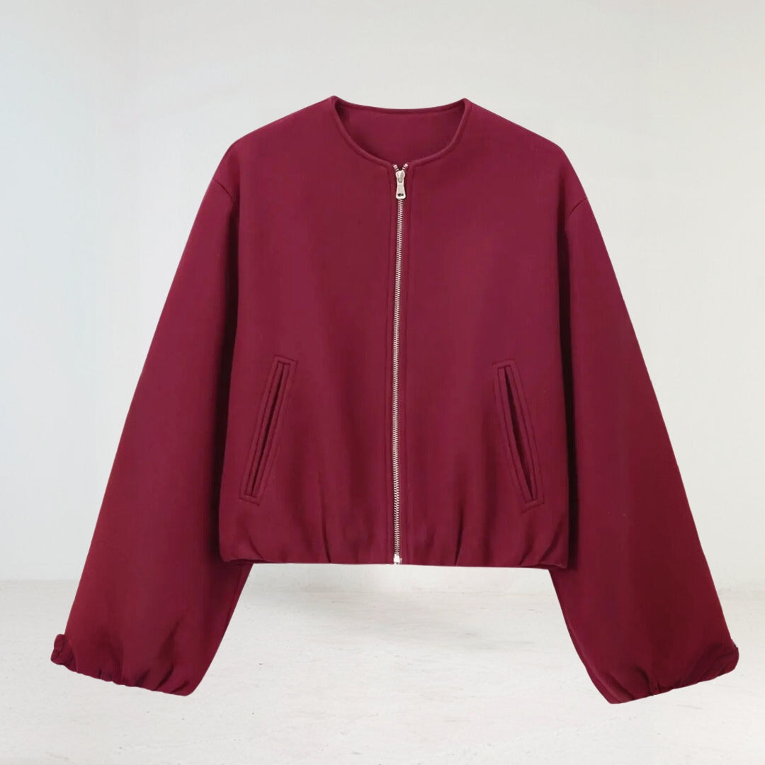Damen Langarm Übergangsjacke | Gekürzte Passform
