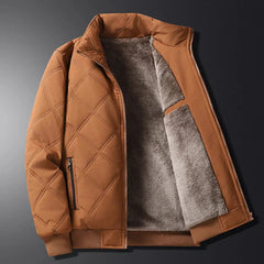 Rowann Fleece-Steppjacke – Komfort und warmjacke in Braun