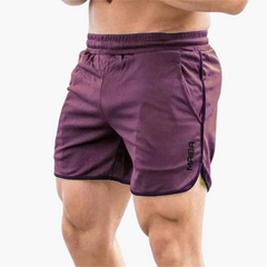 Schnelltrocknende Badeshorts - Herren Schwimmshorts mit Stretch in Lila