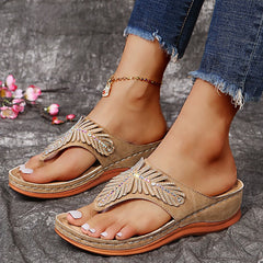 Ricarda® | Lebendige Damensandalen in Khaki