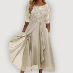 Doretta - Anmutiges Abendkleid in Weiß