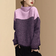 Esther - Retro-Pullover in Lila
