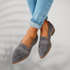 Jennifer | Damen Casual Orthopädische Slip-on Loafers in Grau