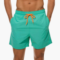Atmungsaktive Shorts - für Herren mit Stretch-Funktion in Aqua