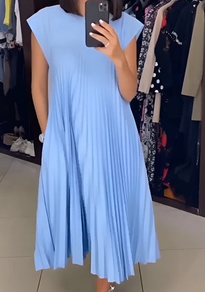 Simone | Leichte und elegante Plissierte Robe